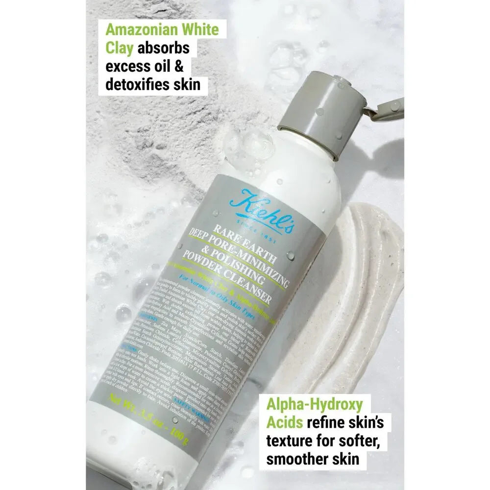Kiehl's Bundle Rare Earth Deep Pore-Minimizing Powder Cleanser & Clay Mask